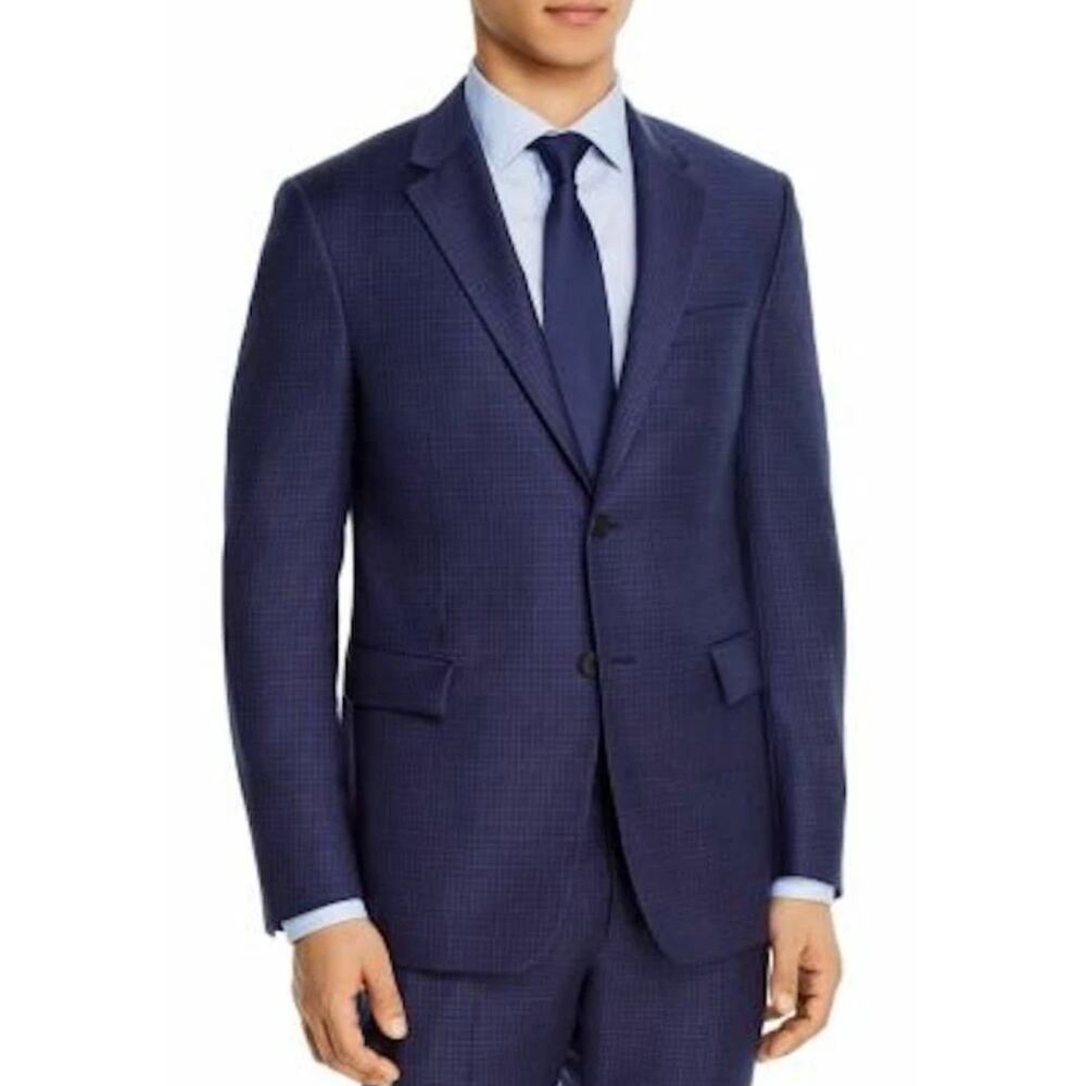 Theory - Bowery Blue Check Plaid / Wool Jacket Blazer /Sz 38s